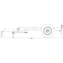 Fahrgestell für Wasserfass 6200 L