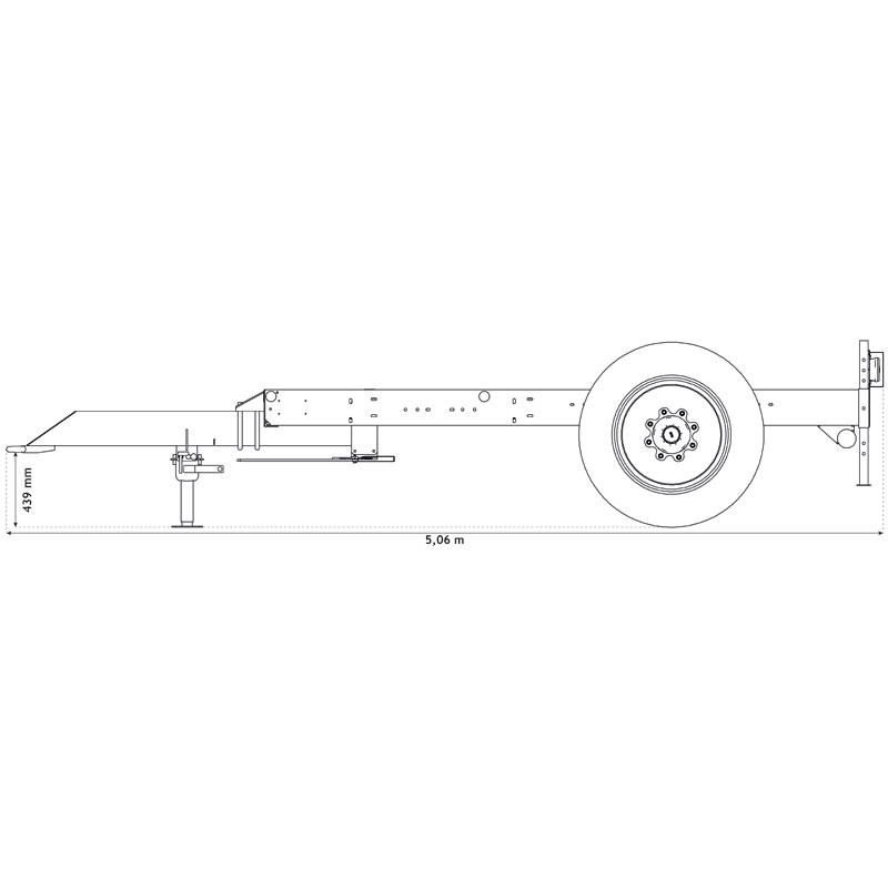 Fahrgestell für Wasserfass 6200 L